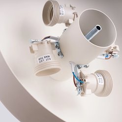 Lampa sufitowa okrągła Omiq 4xE27 beżowa