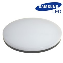 Plafon LED IP65 czarny okrągły Jarin 30W 4000K