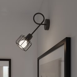 Lampa sufitowa podwójna BELUCI 2xE14 czarna