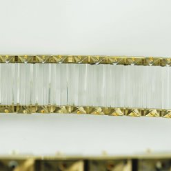 Lampa wisząca LED kryształowy okrąg Aureola 32W