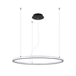 Żyrandol RISA 90 czarny LED 3000K