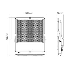 Naświetlacz LED 600W 84000lm Prime LUX 4000K