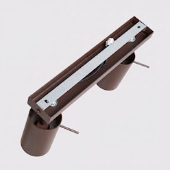 Kinkiet listwa z reflektorami Ring 2xGU10 brązowy
