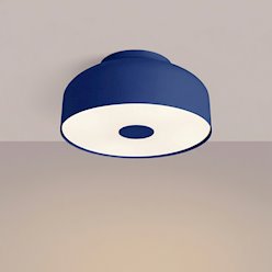 Lampa sufitowa okrągła Omiq 4xE27 ultramarynowa
