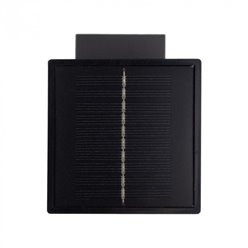 Kinkiet solarny elewacyjny Brock z czujnikem szary