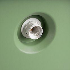 Lampa wisząca klasyczna Bilo 1xE27 szałwiowa