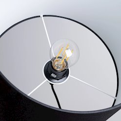 Lampa wisząca minimalistyczna Nova 30cm 1xE27 czarna