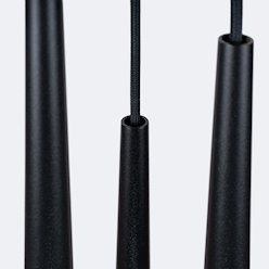 Lampa wisząca potrójna Bliss 3xG9 okrągła czarna