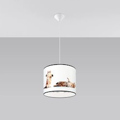 Lampa wisząca dziecięca Kitty 30 1xE27 wielokolorowa