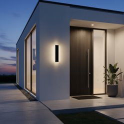 Kinkiet elewacyjny LED Mirana Wall 8W 30cm 4000K czarny