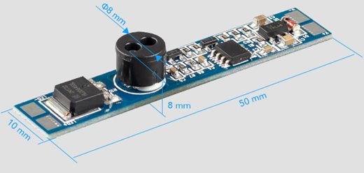 Włącznik do profili LED zbliżeniowy ze ściemniaczem 12V-24V 8A