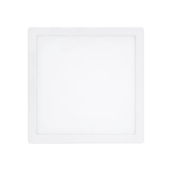 Panel LED o mocy 16W okrągły, podtynkowy, szklany z serii GLASS - biała dzienna