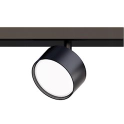 Listwa sufitowa 40cm z okrągłymi reflektorami 3xGX53 czarna