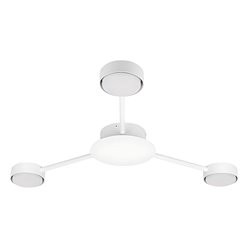 Lampa sufitowa trójramienna Moren 3xGX53 65cm biała