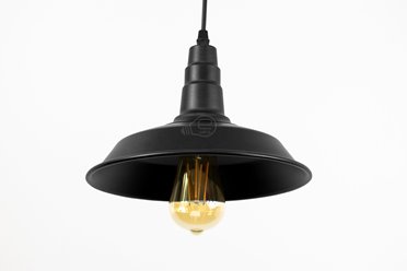 Lampa wisząca TENE 1xE27 czarna matowa