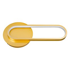 Kinkiet ścienny nowoczesny Goldi 13W 43cm złoty