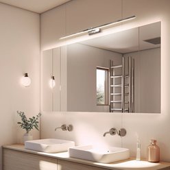 Kinkiet LED nad Lustro Lozano 22W 120cm 4000K chrom