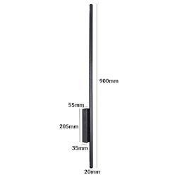 Kinkiet liniowy okrągły LUNA 12W CCT 90cm IP54