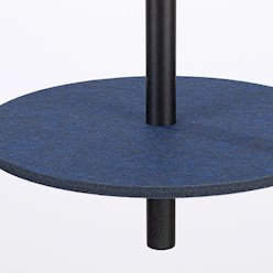 Lampa wisząca filcowa Feltro 1xG9 czarno-granatowa