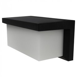 Lampa solarna elewacyjna Magno z czujnikiem czarna