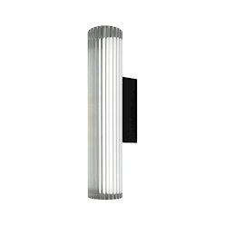 Kinkiet ścienny liniowy LED 6W 3CCT 30cm akryl czarny