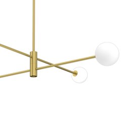 Lampa sufitowa 4-punktowa Dori Złota 4xG9