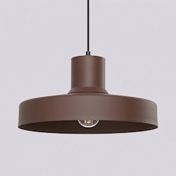Lampa wisząca klasyczna Bilo 1xE27 brązowa