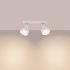 Lampa sufitowa z reflektorami Elba 2xE27 biała