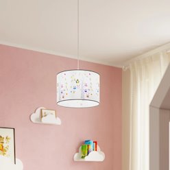 Lampa wisząca dziecięca Owls 30 1xE27 wielokolorowa
