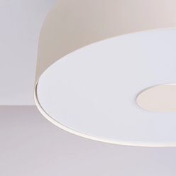 Lampa sufitowa okrągła Omiq 4xE27 beżowa