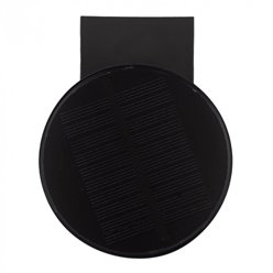 Lampa elewacyjna Tuba solarna z czujnikiem zmierzchu szara