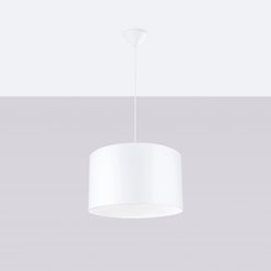 Lampa wisząca minimalistyczna Nova 40cm 1xE27 biała