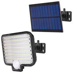 Naświetlacz LED solarny IP44 650lm 6500K z czujnikiem PIR