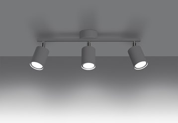 Listwa sufitowa z reflektorami LEMMI 3xGU10 biała