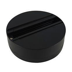 Adapter natynkowy do opraw szynowych trójfazowych czarny