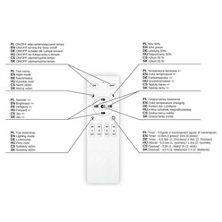 Lampa wisząca okręgi Lion 40cm 60cm 64W czarna