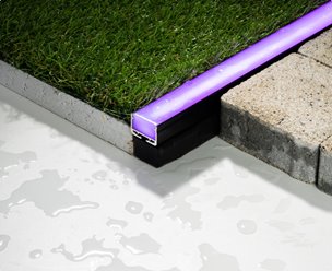 Oprawa liniowa LED IP68 Garden czarna RGB+CCT 2m