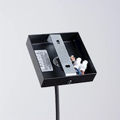 Lampa wisząca dekoracyjna Prysm 1xG9 czarna