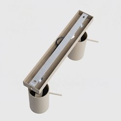 Kinkiet listwa z reflektorami Ring 2xGU10 taupe
