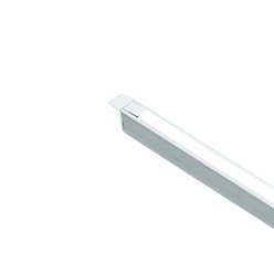Profil LED wpuszczany wąski Tiny 7mm srebrny z kloszem 3m