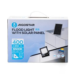 Naświetlacz solarny LED 50W z panelem słonecznym