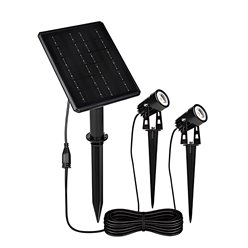Reflektory solarne LED wbijane 2x1W - zestaw 2 sztuki