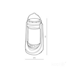 Latarenka LED z akumulatorem IP44 200lm 2CCT