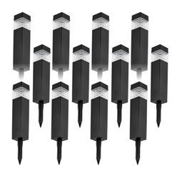 lampa solarna wbijana czarna