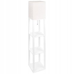 Lampa stojąca Square 1xE27 160cm biała