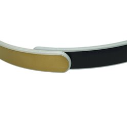 Lampa wisząca czarno-złoty okrąg Miltao 36W