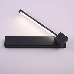 Kinkiet nowoczesny LED Sambro lewy 6W CCT 30cm czarny