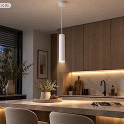 Lampa szynowa wisząca Axen 1-fazowa GU10 biała