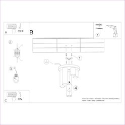 Lampa sufitowa tuby Lagos 5xGU10 okrągła biała