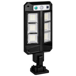 Lampa uliczna solarna Slim 300lm 6500K z czujnikiem i pilotem